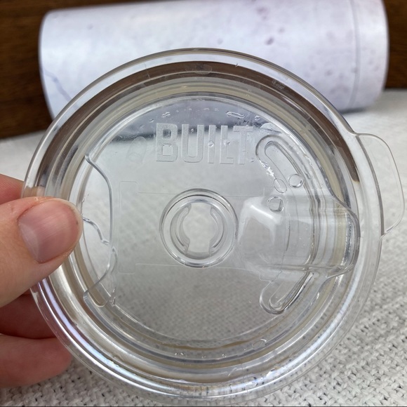 Built Brand Purple Metal Water Bottle Thermos - Picture 10 of 11